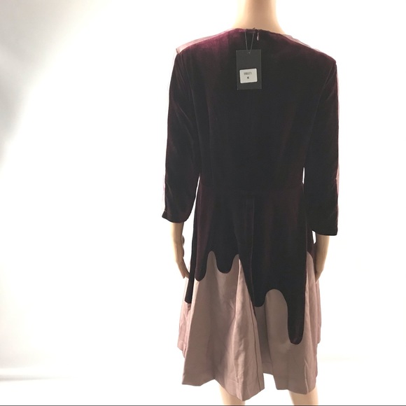 Sara Navon Women’s ColorBlock Cocktail Dress M Red - Picture 2 of 6